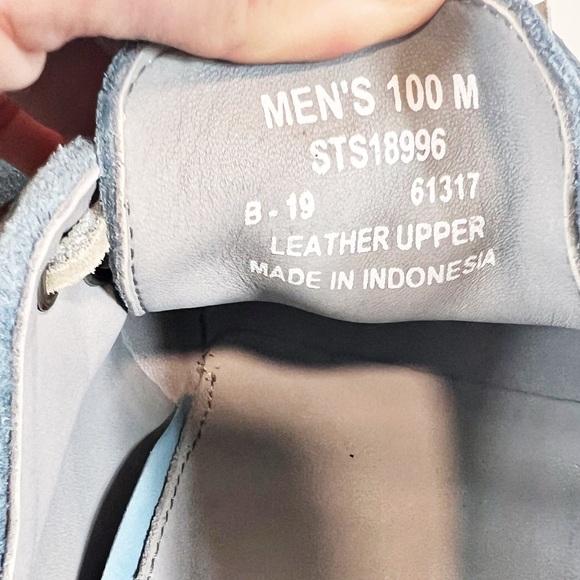 Sperry Gold Cup Cheshire Captain's Oxford Suede Blue Mens 10 Preppy Classicic - Picture 9 of 9